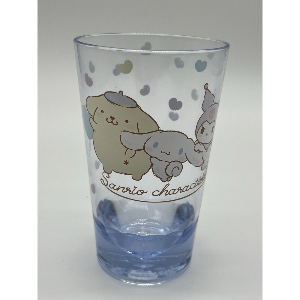 Sanrio Kuji prize #5 Plastic Cup Blue‎ Kuromi Cinnamoroll Pompompurin
